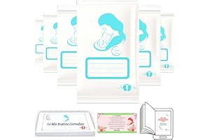 E-planet shop 6 Bustine Corredino Neonato Ospedale - Sacchetti Cambio Neonato Ospedale per Borsa Ospedale Parto- Idea Regalo per Future Mamme - Made In Italy