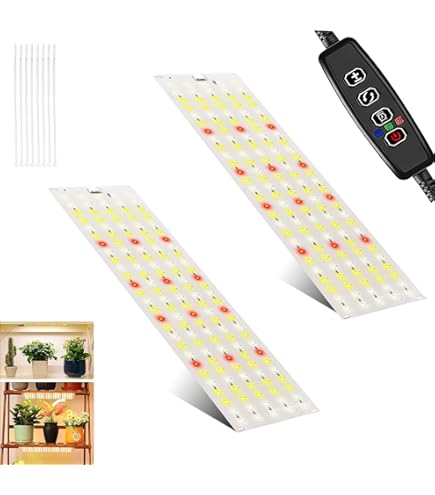 200W dimbare plantenlamp 30x40x12cm LED-plantenlamp 544x Samsung 281B Full Spectrum 26000lm lichtstroom groeilamp 760nm infraroodgolflengte plantenlamp kas kweektent balkon | NL
