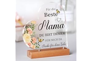‎VETBUOSA Vetbuosa Muttertagsgeschenke für Mama - Acryl Dekoratives Geschenke für Mama, Mama Geschenk, Geburtstagsgeschenke für Mama, Geburtstagsgeschenke für Frauen