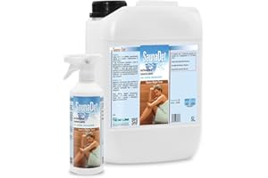 Metacril SaunaDET 5LT Nettoyant pour Sauna à Base Naturelle + Flacon Vaporisateur- Haute QUALITÉ