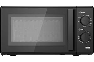 Silva-Homeline MW-G 22.5 Mikrowelle (700W) mit Grill (900W), 17 l Garraum, 5 Leistungsstufen, schwarz