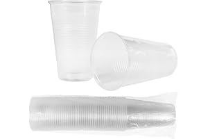 HEKU 30450, 50 engångskoppar, klar, 0,5 l, PP
