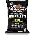 BEAR MOUNTAIN Premium BBQ WOODS Premium All Natural Hardwood Apple Smoker Pellets, 40 Pounds