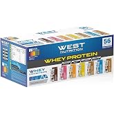 West Nutrition Whey Protein Powder 56 Serving Sachet 7 Mix Aroma