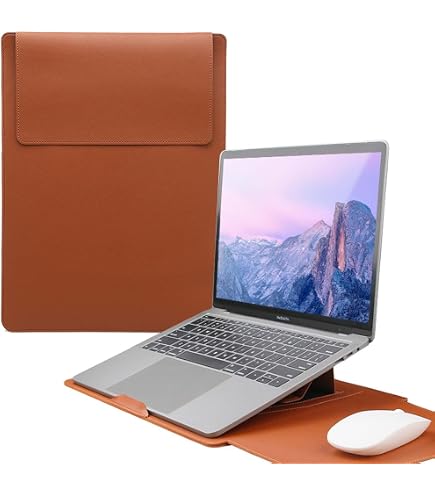 TECOOL Laptop Case For MacBook Air 13.6 Inch M4 M3 M2 2025 2024 2022, MacBook Air/Pro 13 Inch M2 M1 2022-2016,12,3-13 Surface Pro 11/10/9/8/7/7+/6,Laptop Sleeve 13,Black - Foto 3