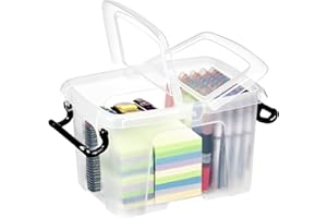 ‎CEP CEP Strata Smart Box HW60 Aufbewahrungsbox anklemmbare Tragegriffe 6 Liter transparent