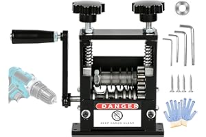 Caossuixin Wire Stripper, Cable Stripper Machine with 6 Channel & 5 Blades, Electric Wire Stripping Tool for 3-17mm Cable, Manual Wire Strippers Electrical for Efficient Scrap Copper Recycling