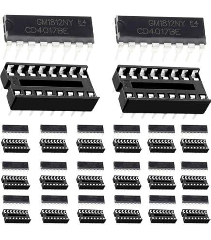 10x Transistor ULN2803APG DIP-18 - Transistor Darlington NPN Per Circuiti Di Potenza, 500mA 50V, Ideali Per Progetti Fai Da Te