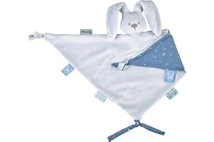 Nattou Big Comforter Doudou Rabbit LAPIDOU, 65 cm, Lapidou pastellblå