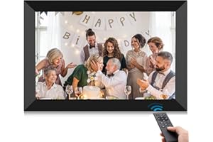 YENOCK Digital Photo Frame, Digital Picture Frames, 8 Inch 1280 x 800 IPS Screen, 16:10 Upgrade Design, Photo/Music/Video Player/Calendar/Alarm with Remote Control, Magnetic Bracket, Wall Mountable