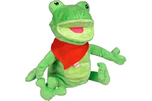 GOKI Handpuppe Frosch Frilo: H= 30 cm, Plüsch, per Stück