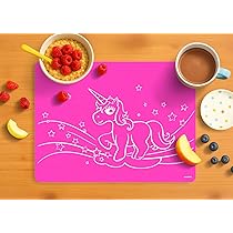 Bleu-Napperon En Forme De Nuage Pour Enfants, Tapis De Table En