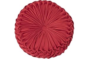 aromm Redondo Cojines para Silla Cojín del Asiento Espuma Viscoelástica Waschbar para Madera o Taburetes Metálicos Borgoña