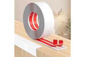 ANKEKOLYSTAR Baguette d'angle PVC Moulure Adhesive, Corniere Moulure Plafond Protection Angle Mur (blanc, 2cm x 4m)