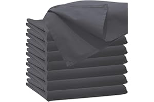 NURTEXTIL24 Glatte Bettlaken ohne Gummizug 70 x 140 cm Anthrazit Uni Baumwolle Haustuch Einfache Klassische Hotel Bettücher ohne Spanngummi Kinderbett Laken Leintuch Haushaltstuch