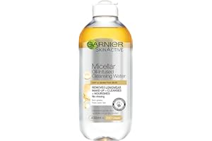 Garnier Micellar Cleansing Water, Oil-Infused, 400ml (Packing May Vary).