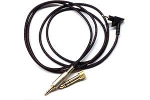 NewFantasia Replacement Audio Cable Compatible with Sennheiser PXC450, PXC350, PC350, HD380 PRO Headphones Braided Wire Audio Upgrade HiFi Stereo Cord 1.5meters/4.9feet