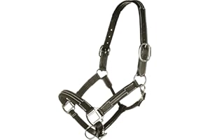 HKM Sports Equipment Licol en Cuir Souple, Marron, Plein Sang