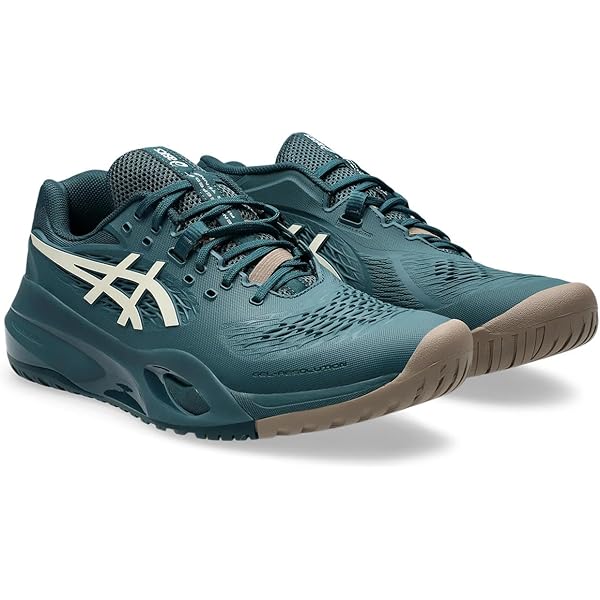 ASICS Gel-Resolution 9 UNISSEX Neon Green and Blue Shoes