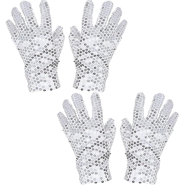 Gants à Paillettes Noir Pour Femmes - Pour Danse, Mascarade, Halloween, Cosplay | Tissu Polyester Brillant, Longueur 23cm Gants Spectacle Cabaret Mascarade