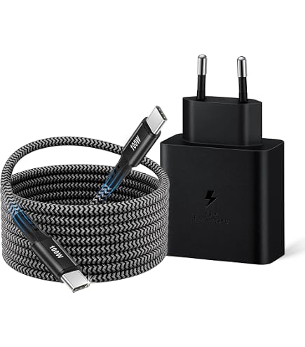 Generico Caricabatterie Universale Da 45W Con 2 Porte (USB-C PD) - Super Fast Charger Per Smartphone, Tablet, IPhone, IPad E Laptop