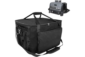 BRUWAA Ninja Woodfire pokrowiec na grilla, Kolor: czarny, Grill Bag, minimalistyczny