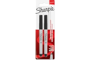 Sharpie pennarelli indelebili | punta ultrafine | nero | confezione da 2