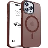 Babilden iPhone 12/12 Pro İ&ccedil;in Kılıf Kamera Korumalı Magsafe İle Uyumlu Kablosuz Şarj &Ouml;zellikli Mat Şeffaf Renkli Telefon Kıl