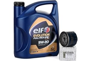 RENAULT Duo Service Kit - Elf Evolution Full Tech 5W-30 5 Liters + Filter Oil Original 8200768927