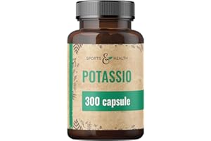 CDF SPORTS & HEALTH SOLUTIONS Capsule di Potassio Citrato - 300 Capsule - Vegan - 682,2mg per Dose Giornaliera - Citrato di integratore potassio integratore, Potassium Citrate, Citrato-di-potassio