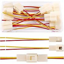 YIXISI Connettori Elettrici 6.3mm 1 Pin - 10 Paia Maschio/Femmina Con Cavo 100mm - Per Auto, Moto, Barche - Foto 9