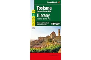 Toskana, Straßen- und Freizeitkarte 1:150.000, freytag & berndt: Florenz - Siena - Pisa, mit Infoguide, Top Tips, Weinführer, Innenstadtplan (freytag & berndt Auto + Freizeitkarten)