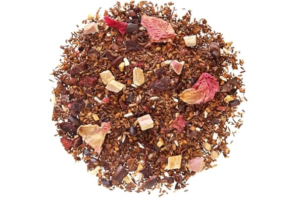 TEA SHOP - Rooibos Red Velvet 100g - 50 Tazas - Formato a Granel - En Hojas - Infusiones Sin Teína - Isotónico