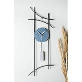Muyika Ken Metal 75-30Cm Dekoratif Duvar Saati Mds-R Myk2097-8