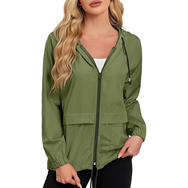 PYALT Damen Regenjacke Wasserdicht & Atmungsaktiv - Leicht, Faltbar Mit Kapuze Für Outdoor