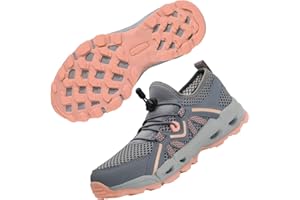 RANBERONE Damskie oddychające antypoślizgowe buty turystyczne, lekkie, wygodne, siatkowe, buty sportowe, outdoorowe, do trekkingu, kempingu