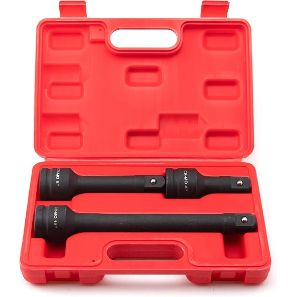 ABN 9-Piece Axle Nut Socket Set – 1/2 Inch Drive, Metric, 6-Point For Vehicles