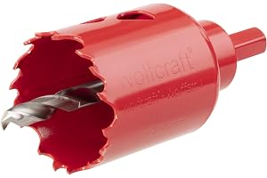 wolfcraft Bimetallhålsåg Ø 68 mm - Hålsåg för Gipsskiva, Trä och Metall