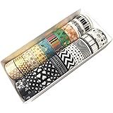 EDGEAM Washi Tape - Set di 20 nastro nastro decorativo Masking Tape