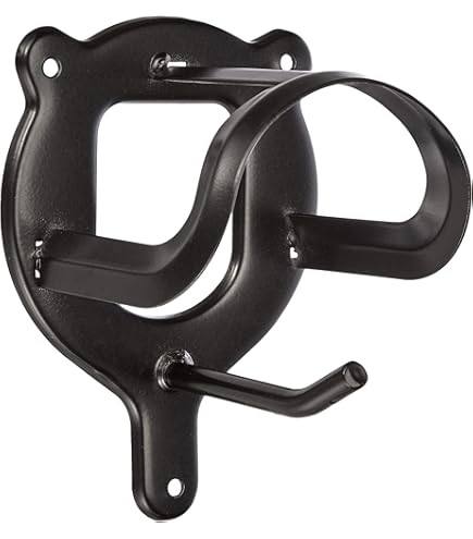 Poggiasella Pieghevole Da Muro Per Sella Western - Supporto Per Monta Americana | Colori Rosso/Nero, Base 38 Cm - Foto 3