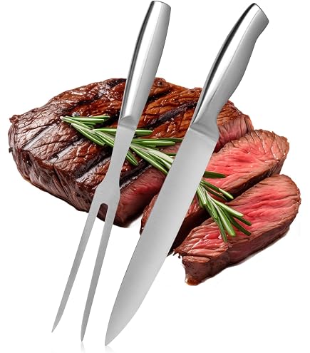 Ensemble de fourchettes pour couteau à découper couteaux à viande barbecue fourchette pour rôti de barbecue Contient 2 pièces de la fourchette de dinde Grill Chef en acier inoxydable Classic - Chine