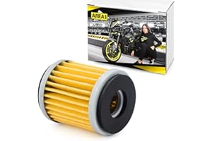 Area1 Oil Filter 38 x 46 mm HF140 "1 Piece" Compatible with MT-125. YZF-R125, WR250, XT250, YZ250, WR450, YZ450 / SMS SMR TE 125, Fantic Caballero, Gas Gas EC250 300 450