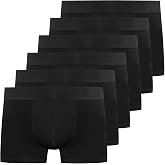 YouShow Men's Cotton 6/12 Pack Boxer Briefs Underwear Men | 95% Cotton, soft and skin-friendly, snug fit, prevent legs from r