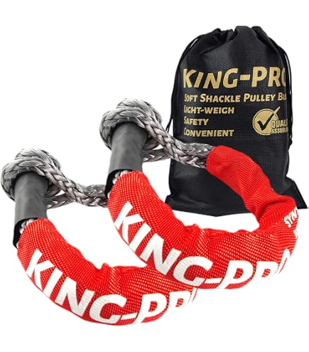 Ensemble D'engrenages Bubba Rope 1,9cm (3/4") - Yeux Orange, Pour Remorquage Tout-terrain - 10