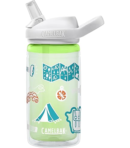 CampTek Replacement Straws Compatible With YETI Rambler Jr. 12 Oz Kids Water Bottle,Include 5 BPA-FREE Straws And 1 Straw Cleaning Brush( 12OZ