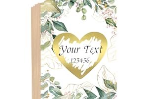 DEEDPF Lot de 10 cartes à gratter avec enveloppes, cartes de vœux, annonces de grossesse, mariage, invitations, cadeaux personnalisés, Saint-Valentin, anniversaires et anniversaires