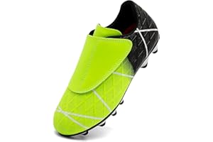 Unitysow Scarpe da Calcio Ragazzi Professionale All'aperto Sportivo Scarpe da Allenamento Bambini Teenager Scarpe Calcetto Spike Tacchetti