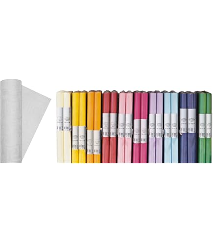 Rotolo TNT 80cm X 20m - Tovaglia USA E Getta Per Feste, Eventi, 60gr, Vari Colori - Foto 10