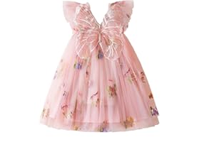 NNJXD Baby Girl Tulle Dress Casaul Summer Strap Sleeveless Dresses