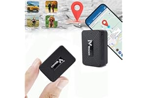 ZEERKEER Micro Localizzatore GPS Spia con Microfono Mini GPS Tracker per Auto Bambini Anziani Portatile Mini Localizzatore con APP Senza Abbonamento IP65 Impermeabile Magnete Integrato in Tempo Reale